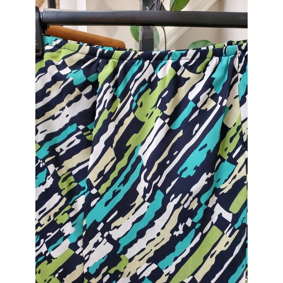 Ross Women Multicolor Polyester A-Line Pull On Casual Knee Length Skirt Size 10 - Picture 2 of 8